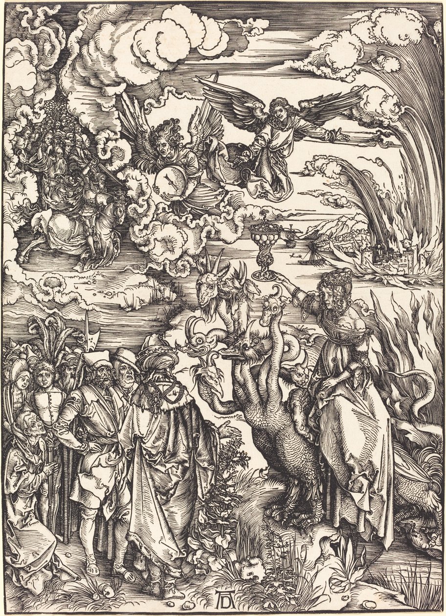 Babil Fahişesi by Albrecht Dürer