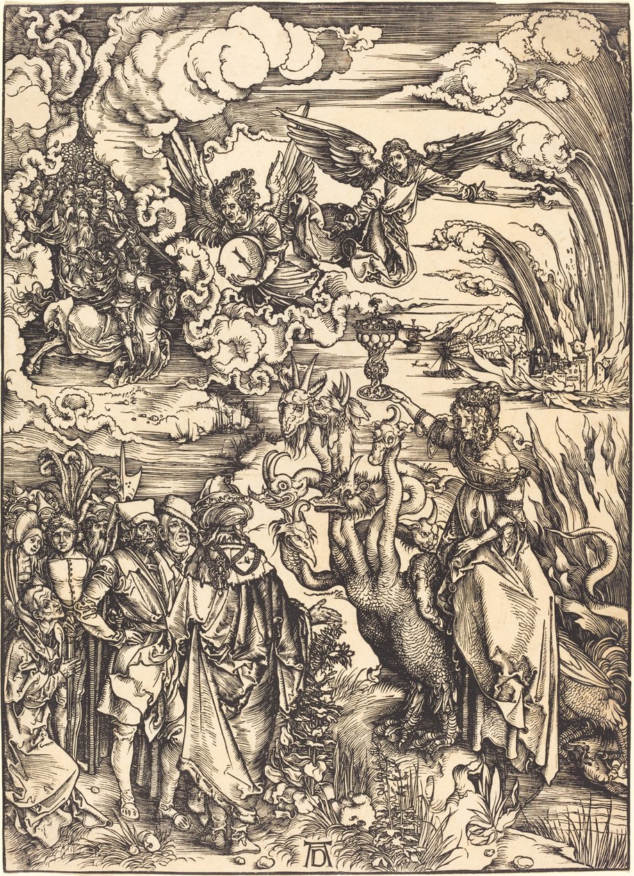 Babil Fahişesi by Albrecht Dürer