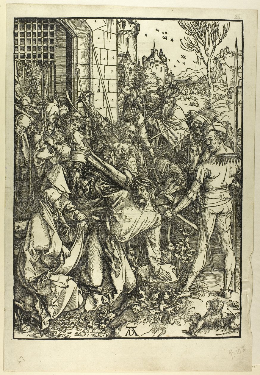 Büyük Tutkudan Haç Taşı by Albrecht Dürer