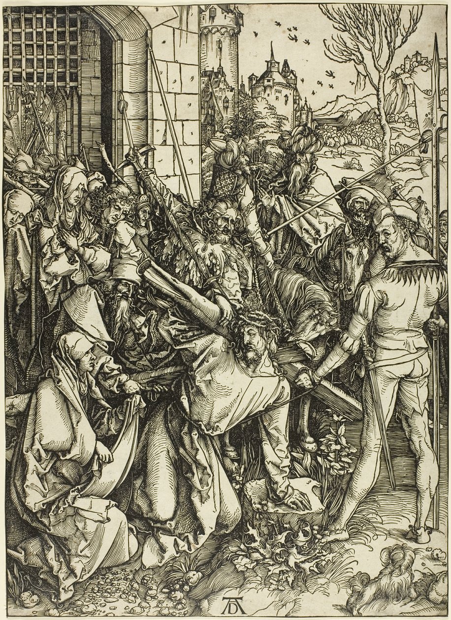 Büyük Tutkudan Haç Taşı by Albrecht Dürer