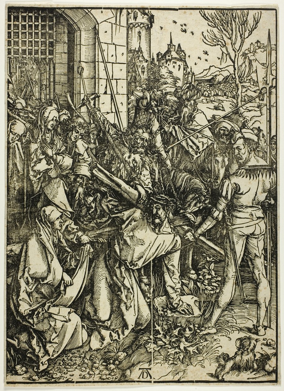 Büyük Tutkudan Haç Taşı by Albrecht Dürer