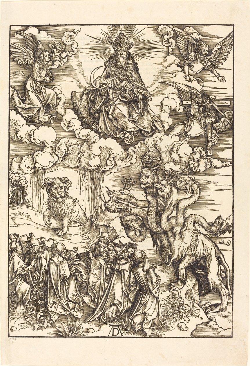 Kuzu Gibi İki Boynuzlu Canavar by Albrecht Dürer