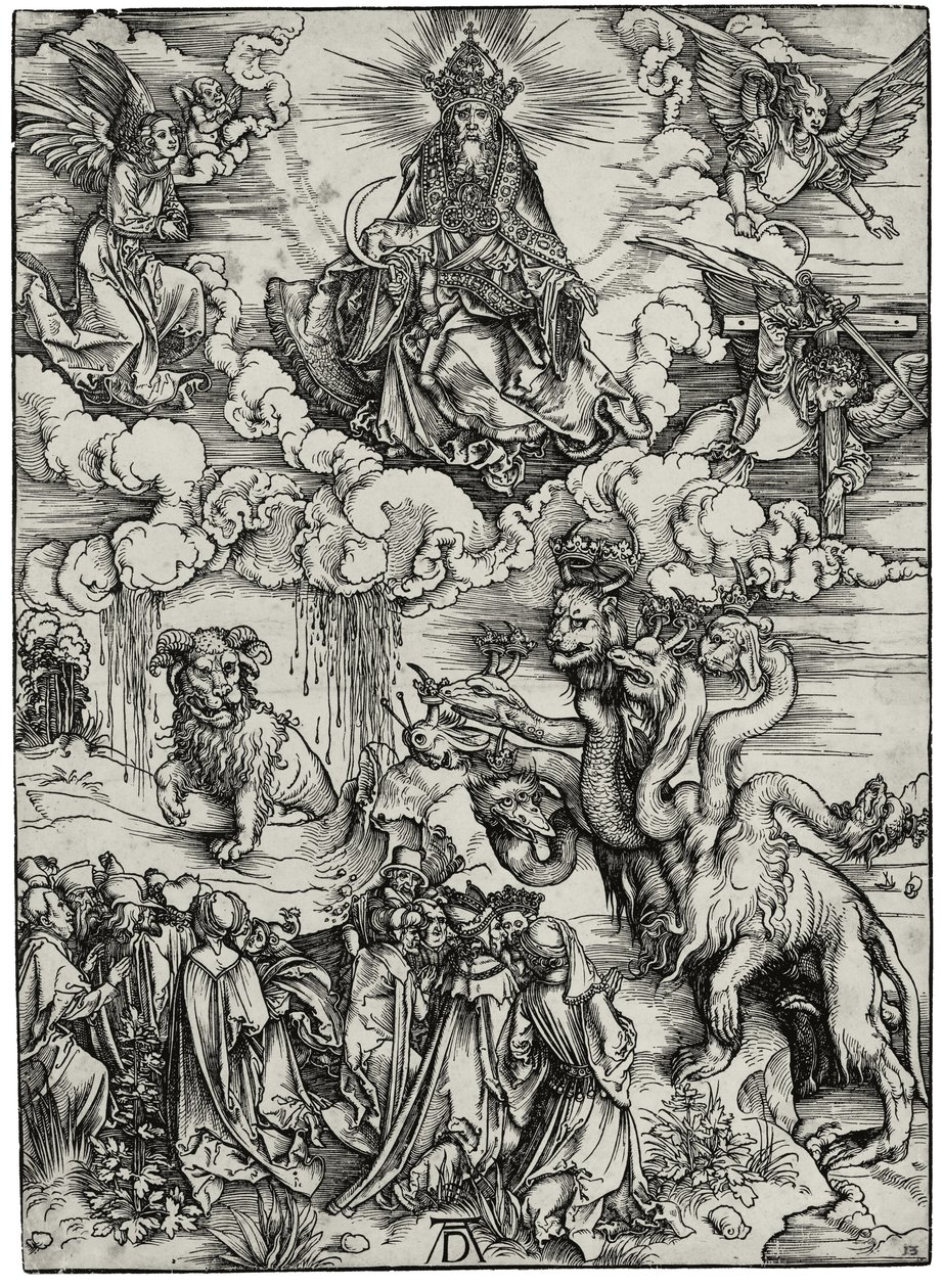 Kuzu Gibi İki Boynuzlu Canavar, c. 1497 by Albrecht Dürer