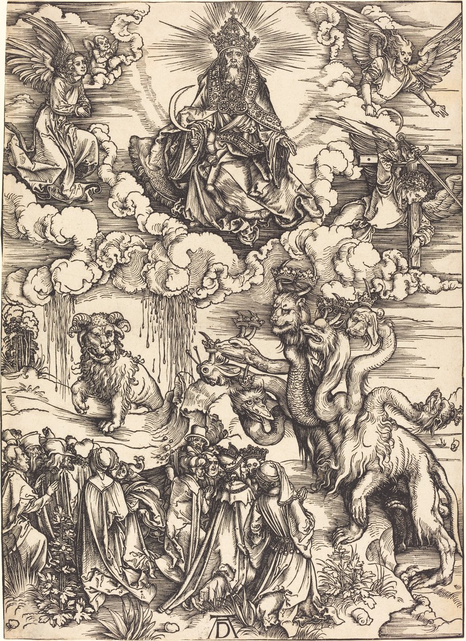 Kuzu Gibi İki Boynuzlu Canavar by Albrecht Dürer