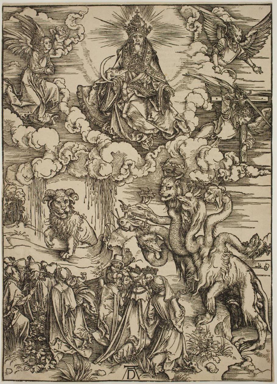 Kuzu Gibi İki Boynuzlu Canavar by Albrecht Dürer