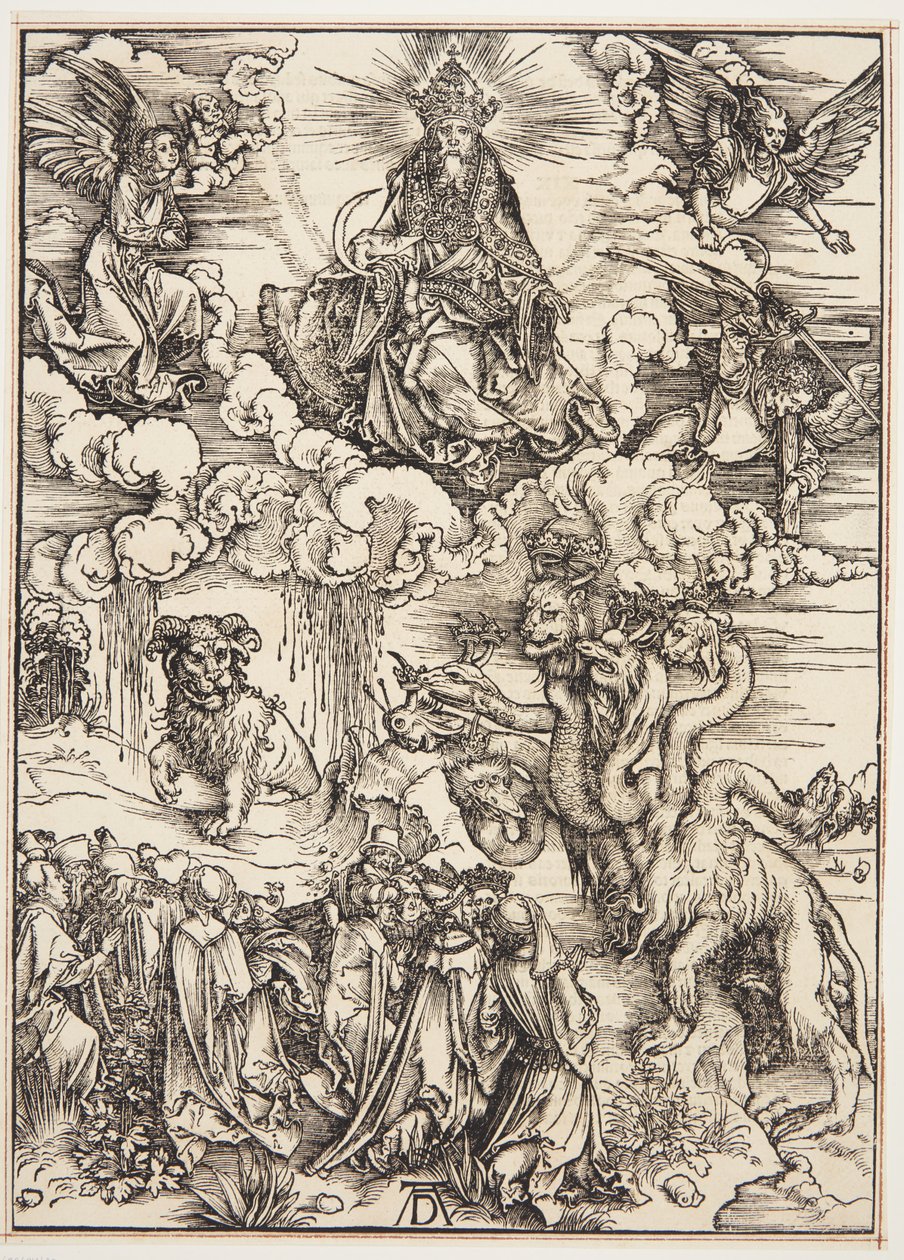 Kuzu Gibi İki Boynuzlu Canavar by Albrecht Dürer