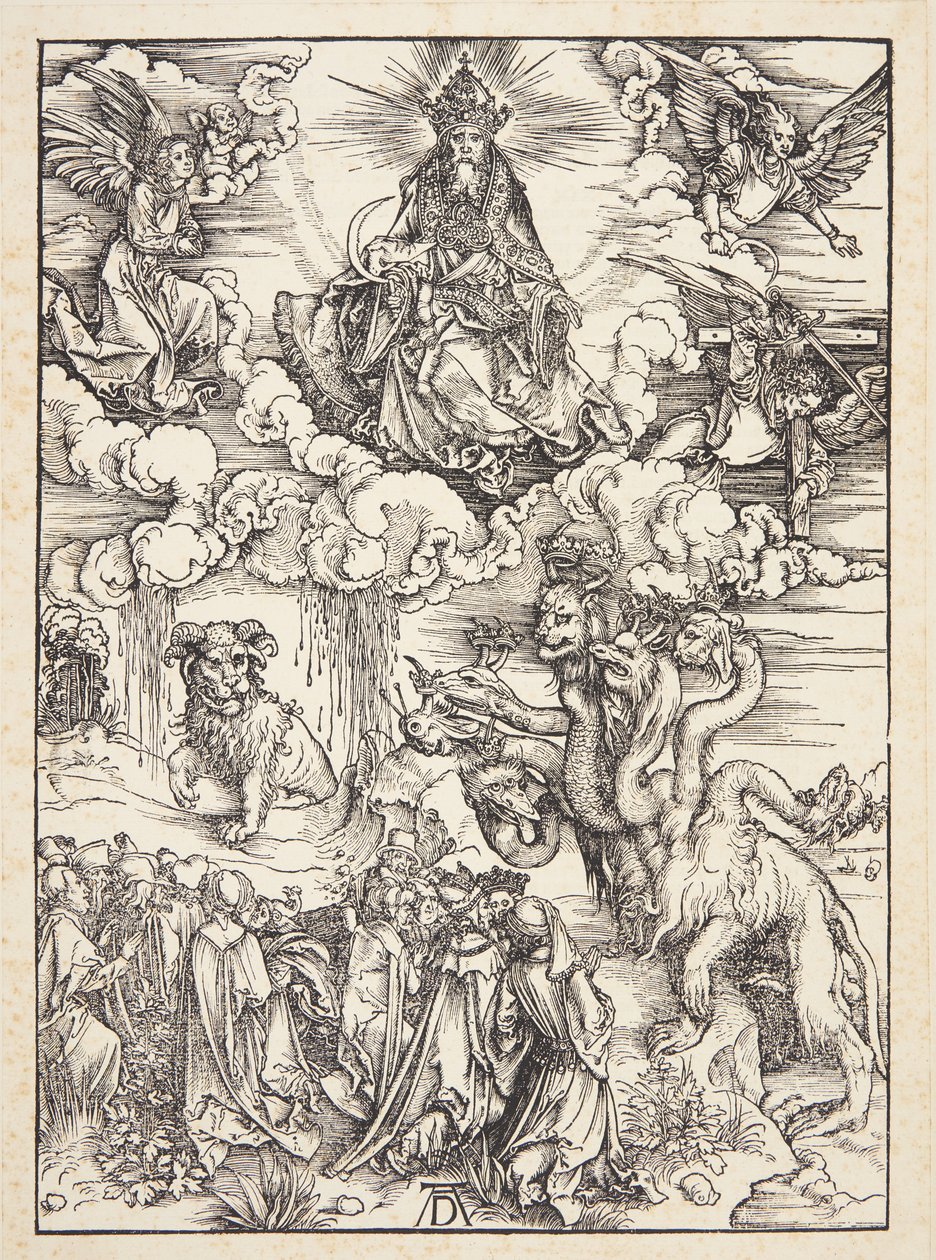 Kuzu Gibi İki Boynuzlu Canavar by Albrecht Dürer