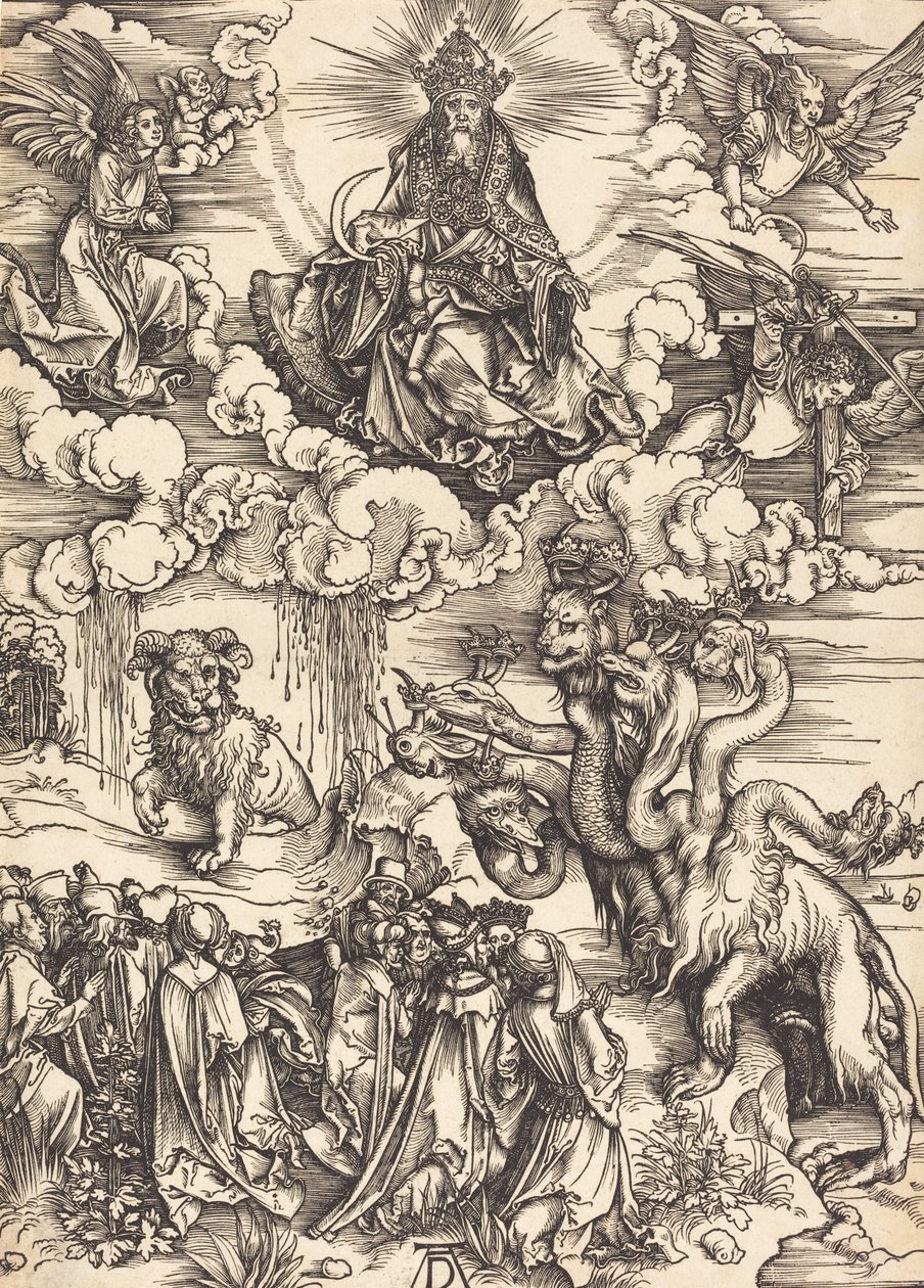 Kuzu Gibi İki Boynuzlu Canavar, muhtemelen c. 14961498. by Albrecht Dürer