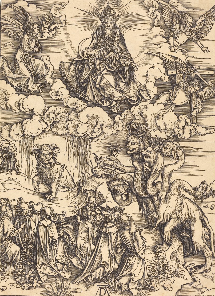 Kuzu Gibi İki Boynuzlu Canavar, muhtemelen c. 14961498. by Albrecht Dürer