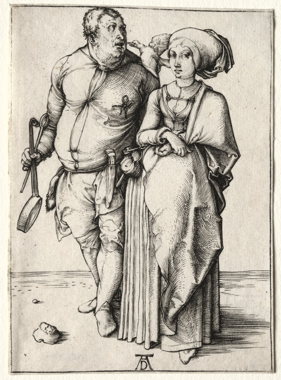 Aşçı ve Karısı by Albrecht Dürer