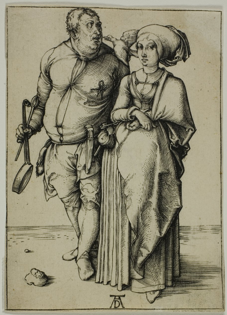 Aşçı ve Karısı by Albrecht Dürer