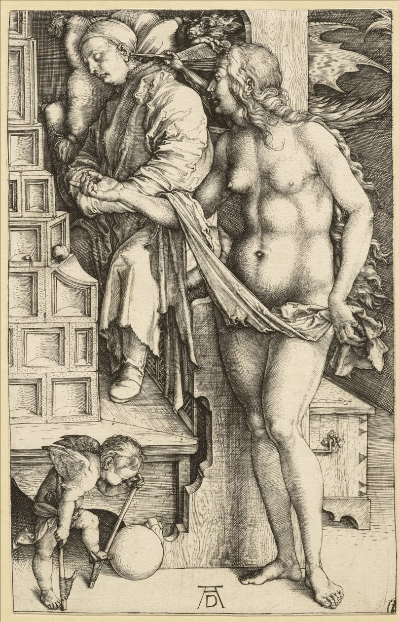 Doktorun Rüyası, 1497-98 by Albrecht Dürer