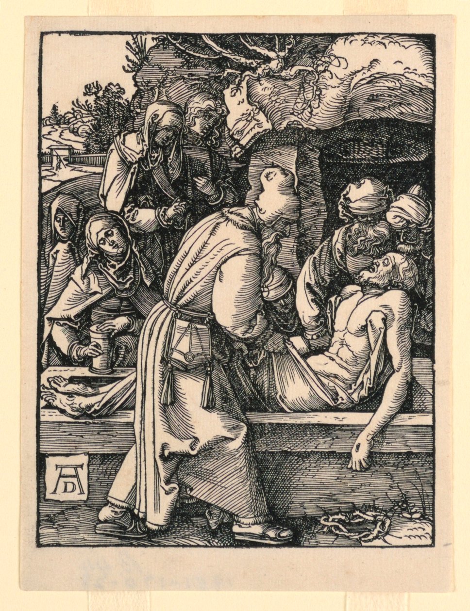 Küçük Tutku Serisinden Entombment by Albrecht Dürer