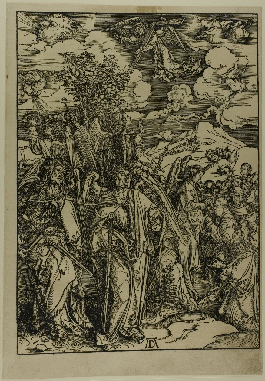Kıyametten Rüzgara Dayanan Dört Melek by Albrecht Dürer
