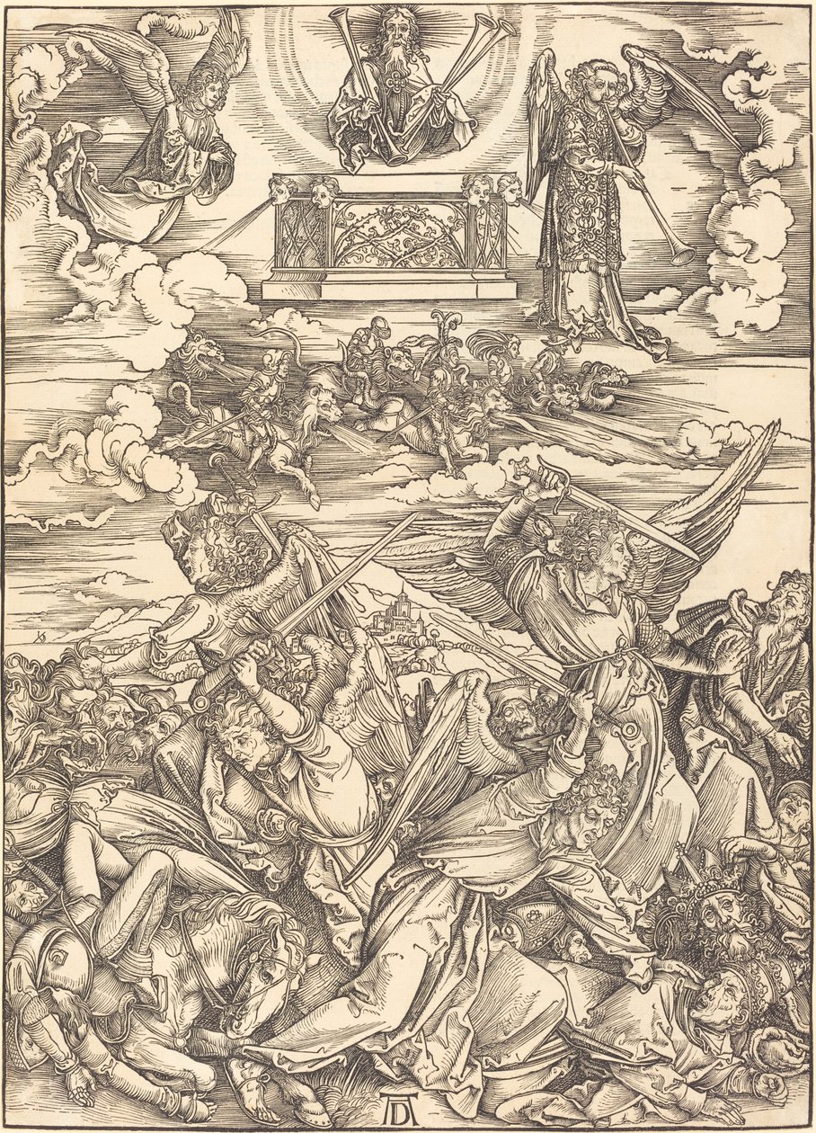 Dört İntikam Meleği by Albrecht Dürer