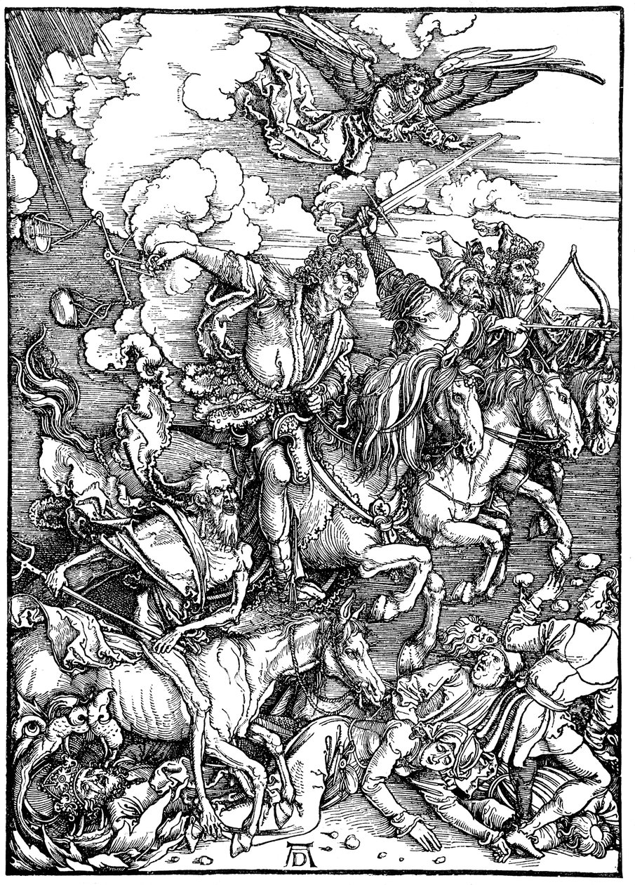 Mahşerin Dört Atlısı, 1498 by Albrecht Dürer