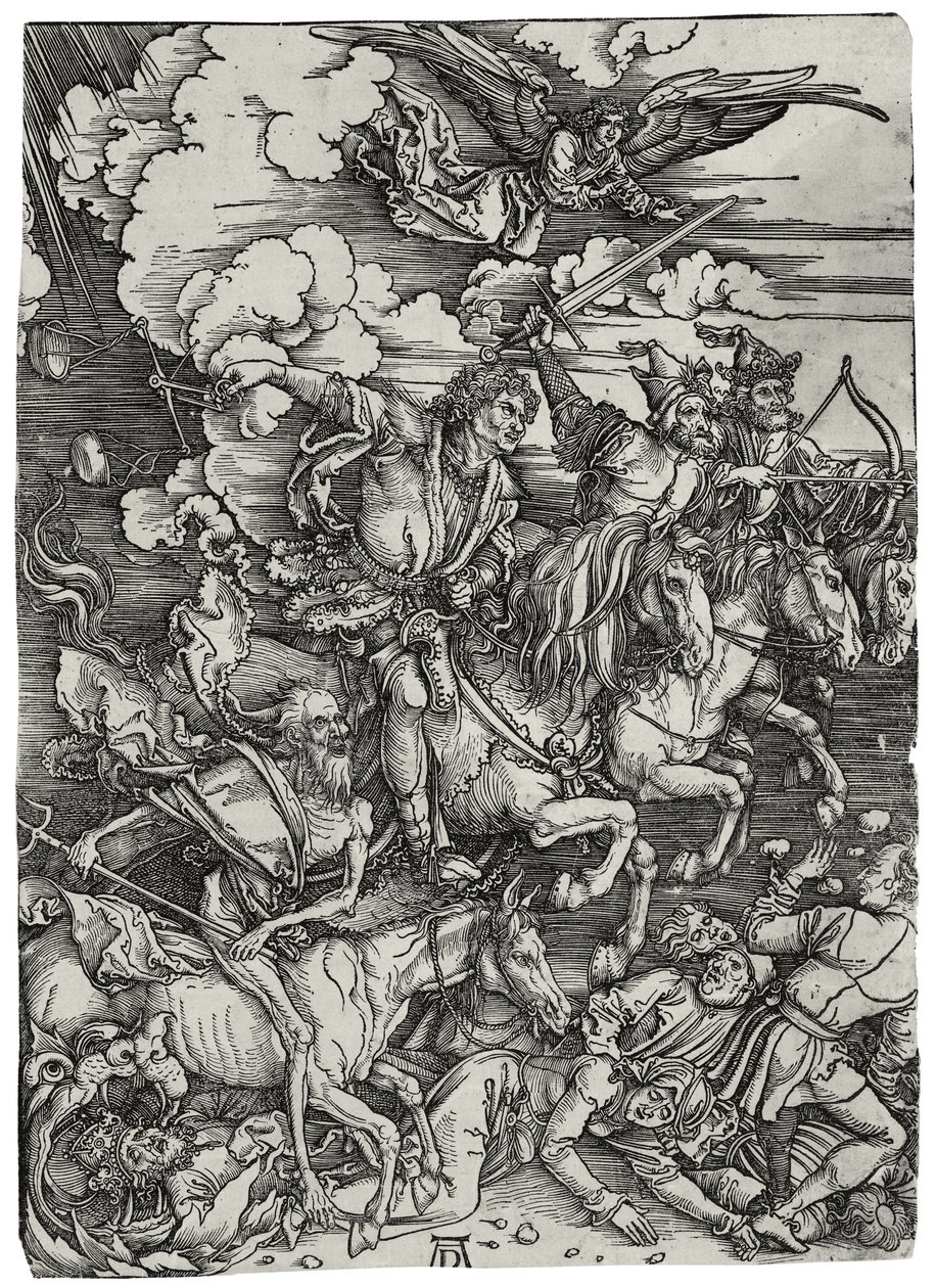 Mahşerin Dört Atlısı, yaklaşık 1498 by Albrecht Dürer
