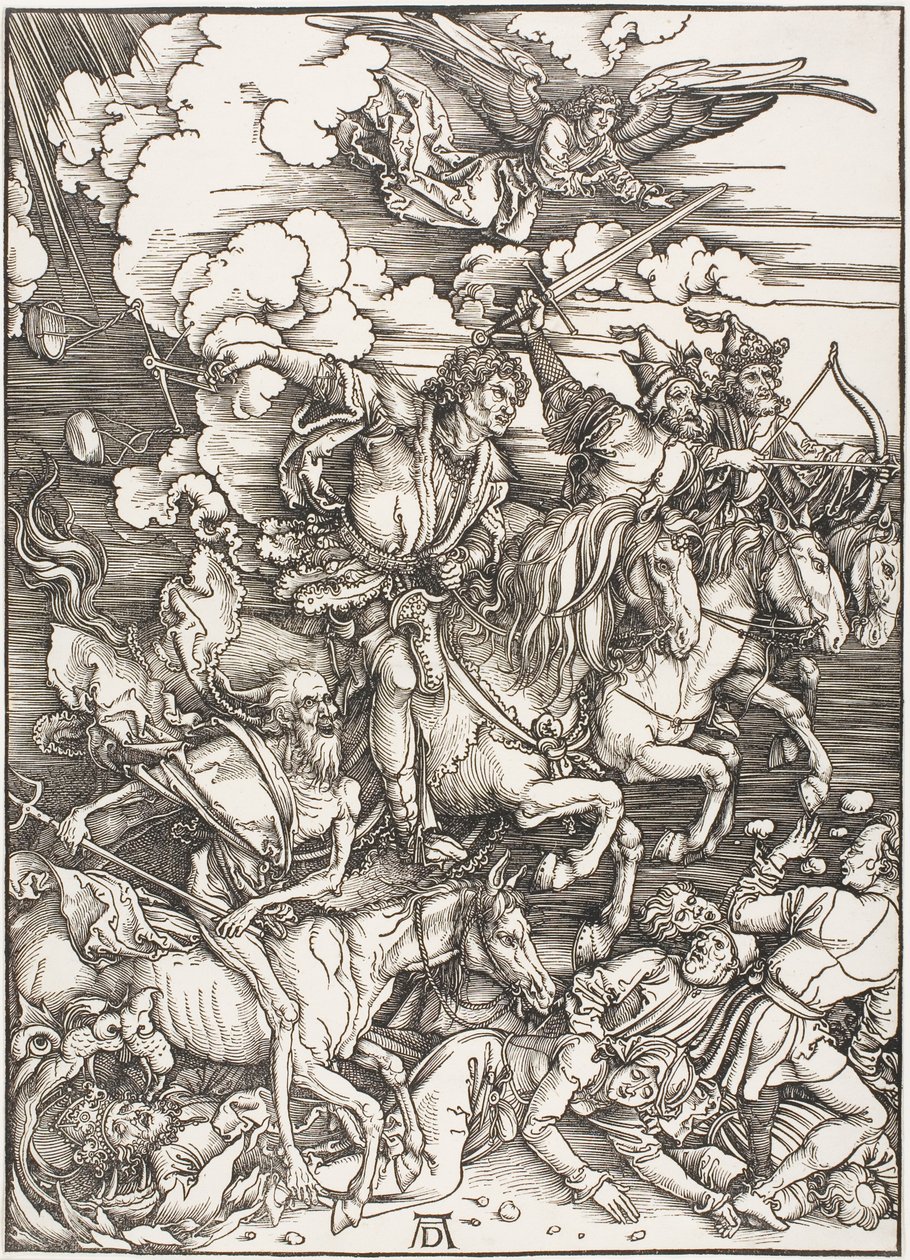 Mahşerin Dört Atlısı, Mahşerden by Albrecht Dürer