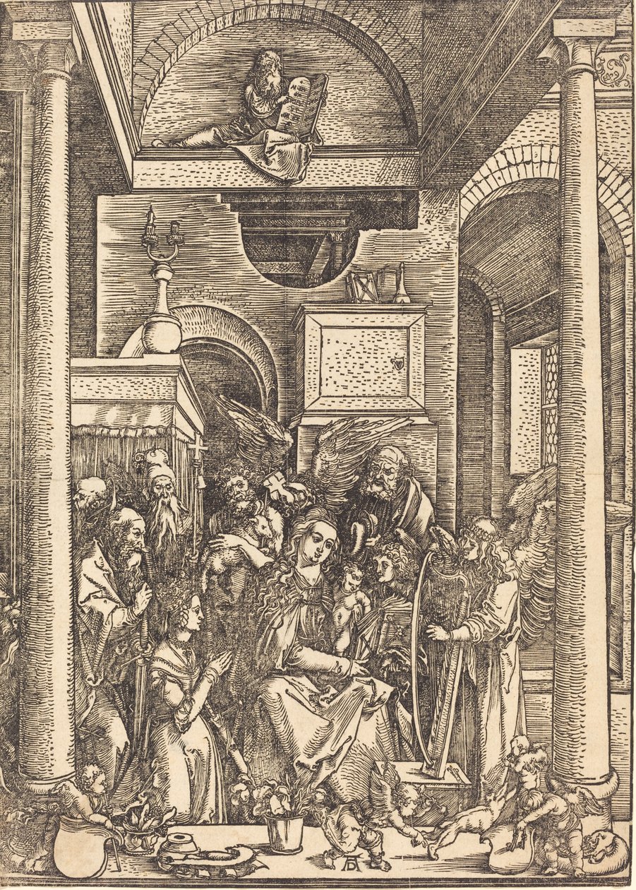 Bakire'nin Yüceltilmesi, c. 1504. by Albrecht Dürer