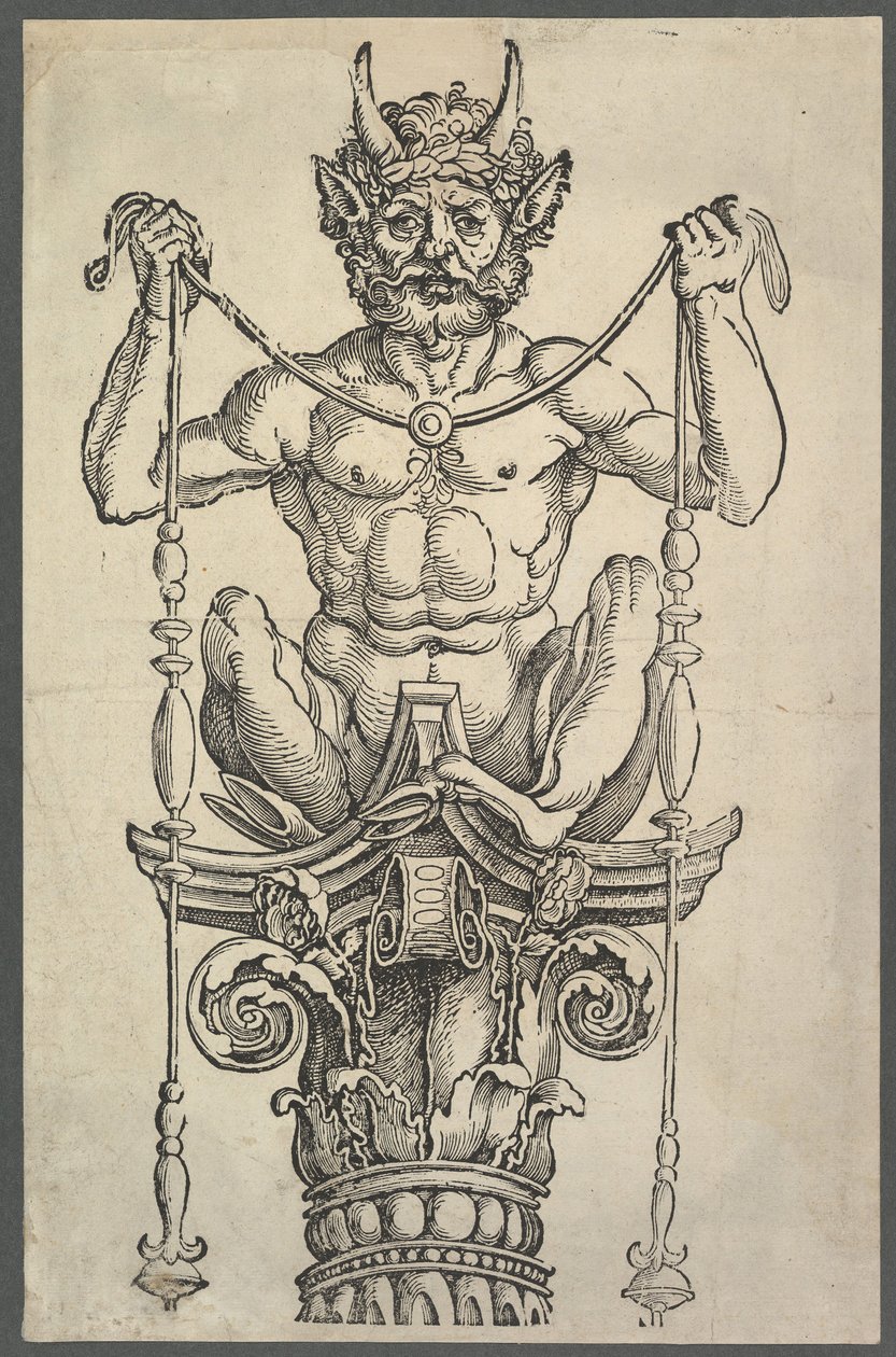 Büyük Sütun üst bloğu, ca. 1517. by Albrecht Dürer