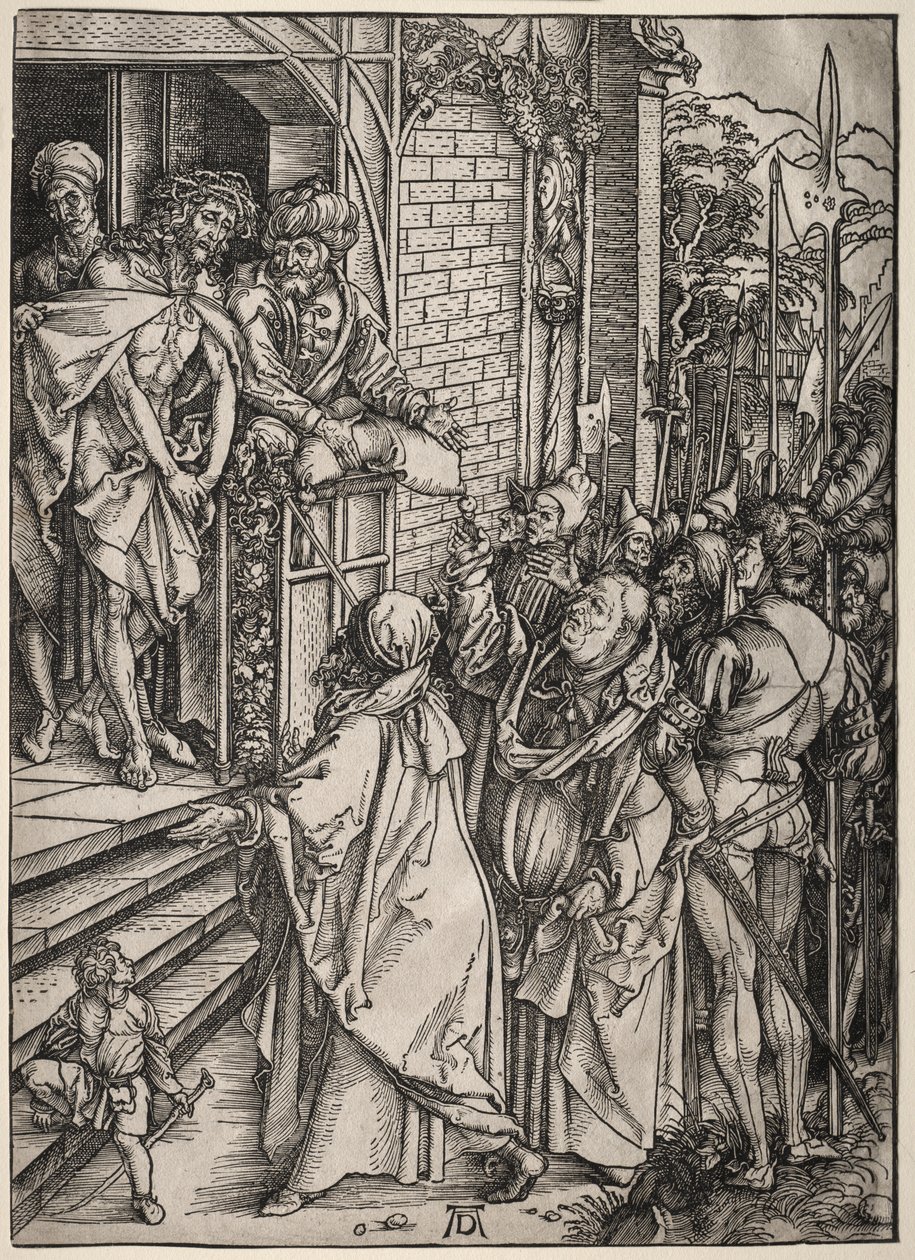 Büyük Tutku: İnsanlara Gösterilen Mesih by Albrecht Dürer