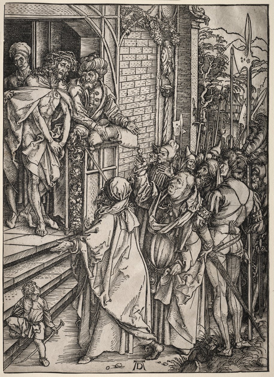 Büyük Tutku: İnsanlara Gösterilen Mesih. by Albrecht Dürer