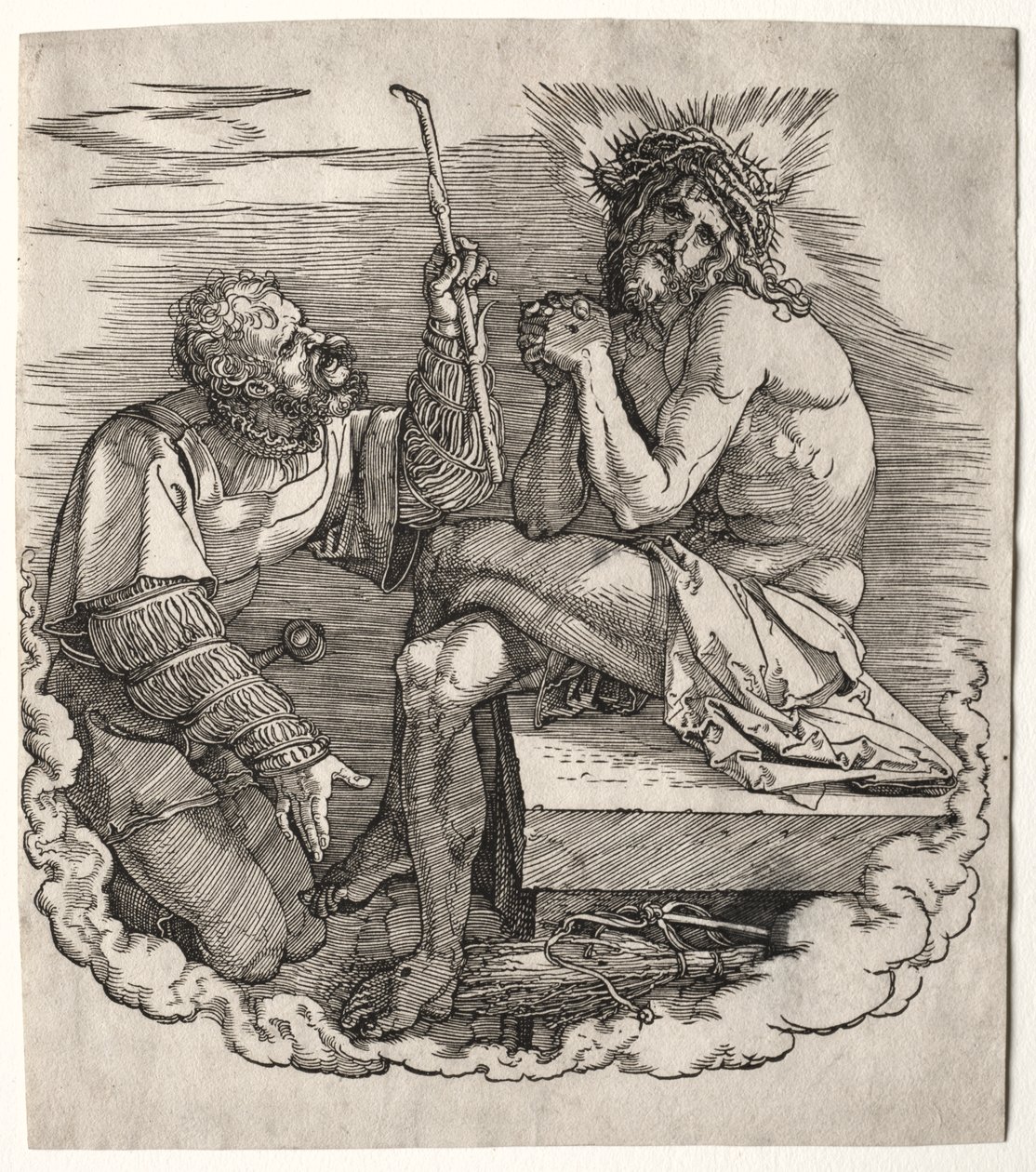 Büyük Tutku: Başlık Sayfası - İsa, Acıların Adamı by Albrecht Dürer