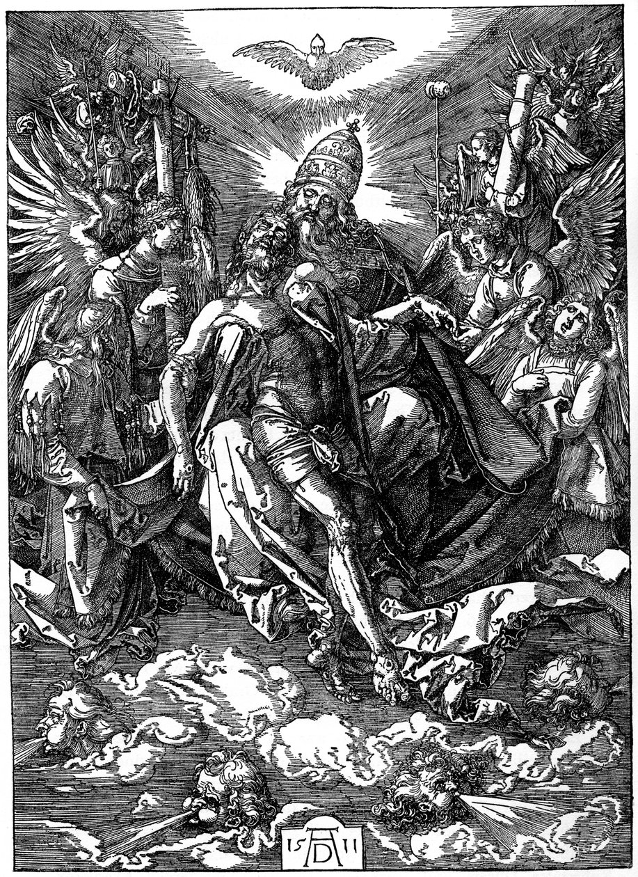 Kutsal Üçlü, 1511, 1936 by Albrecht Dürer