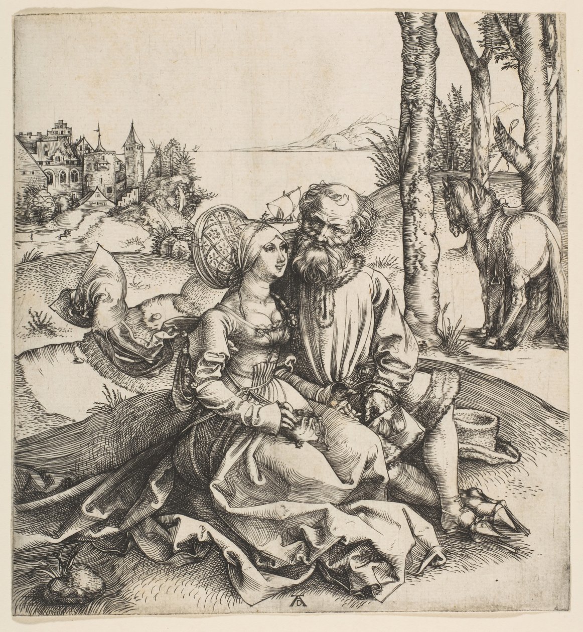 Karışık Çift, ca. 1495. by Albrecht Dürer