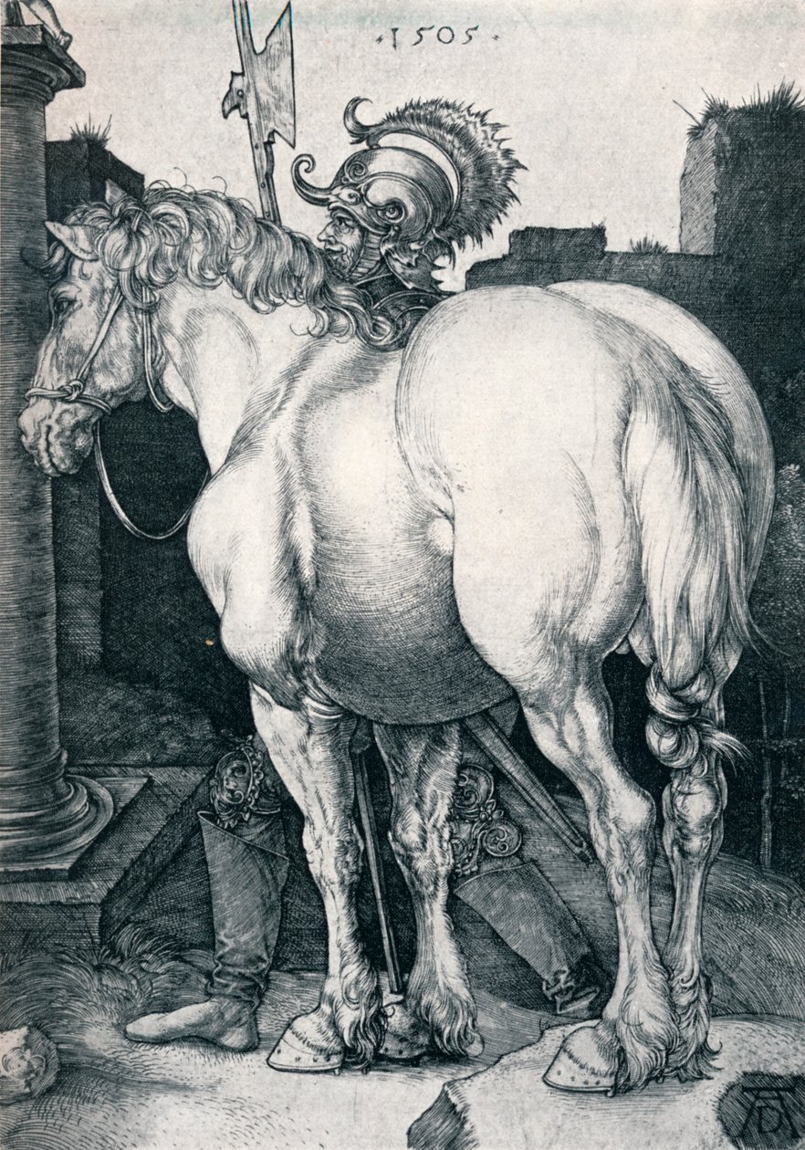 Büyük At, 1505 1906 by Albrecht Dürer
