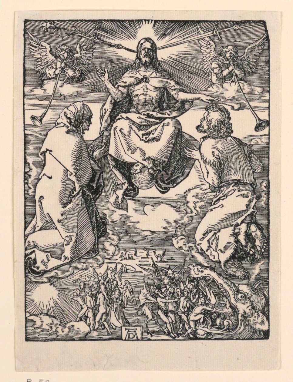 Küçük Tutku Serisinden Son Yargı by Albrecht Dürer