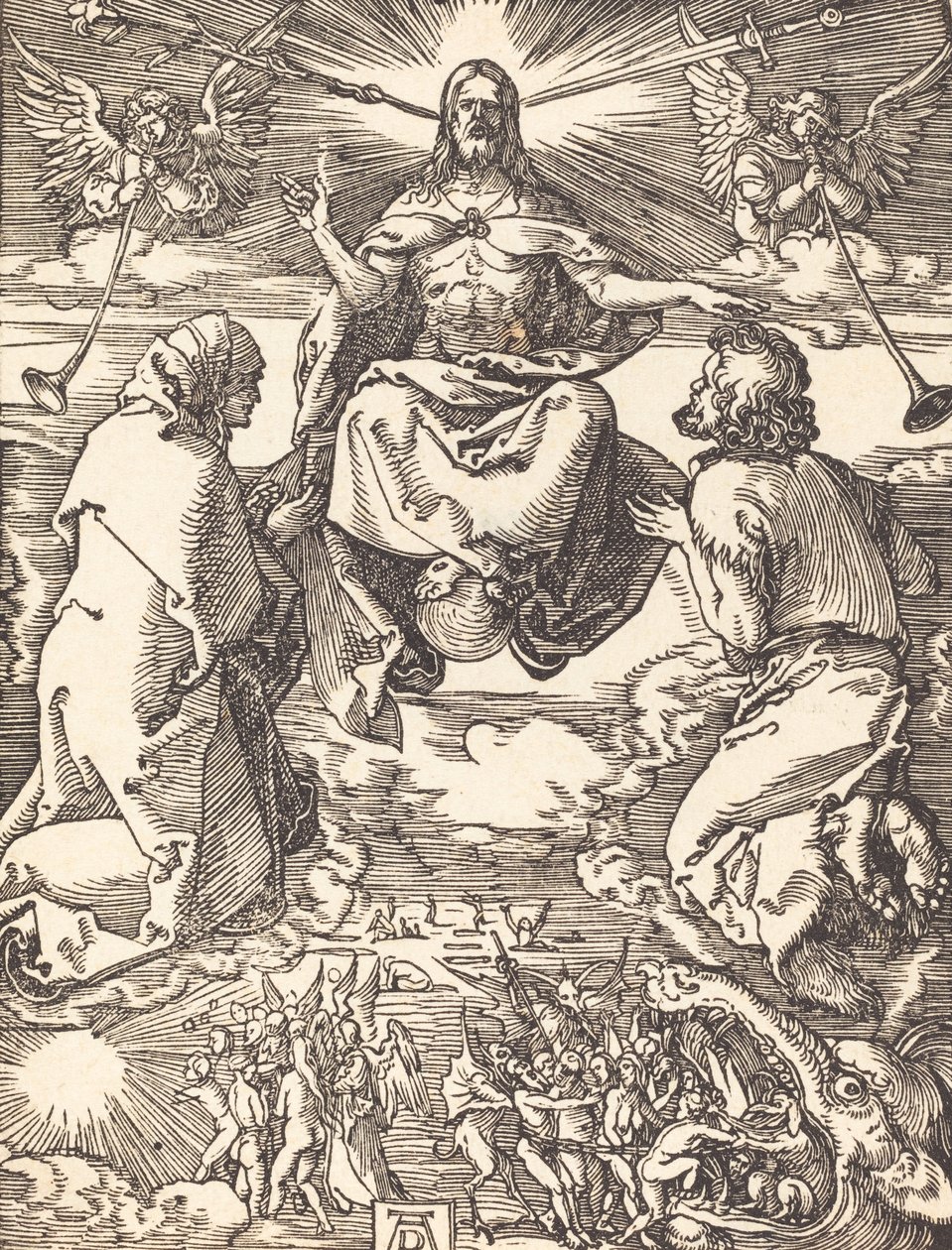 Son Yargı, muhtemelen c. 15091510. by Albrecht Dürer