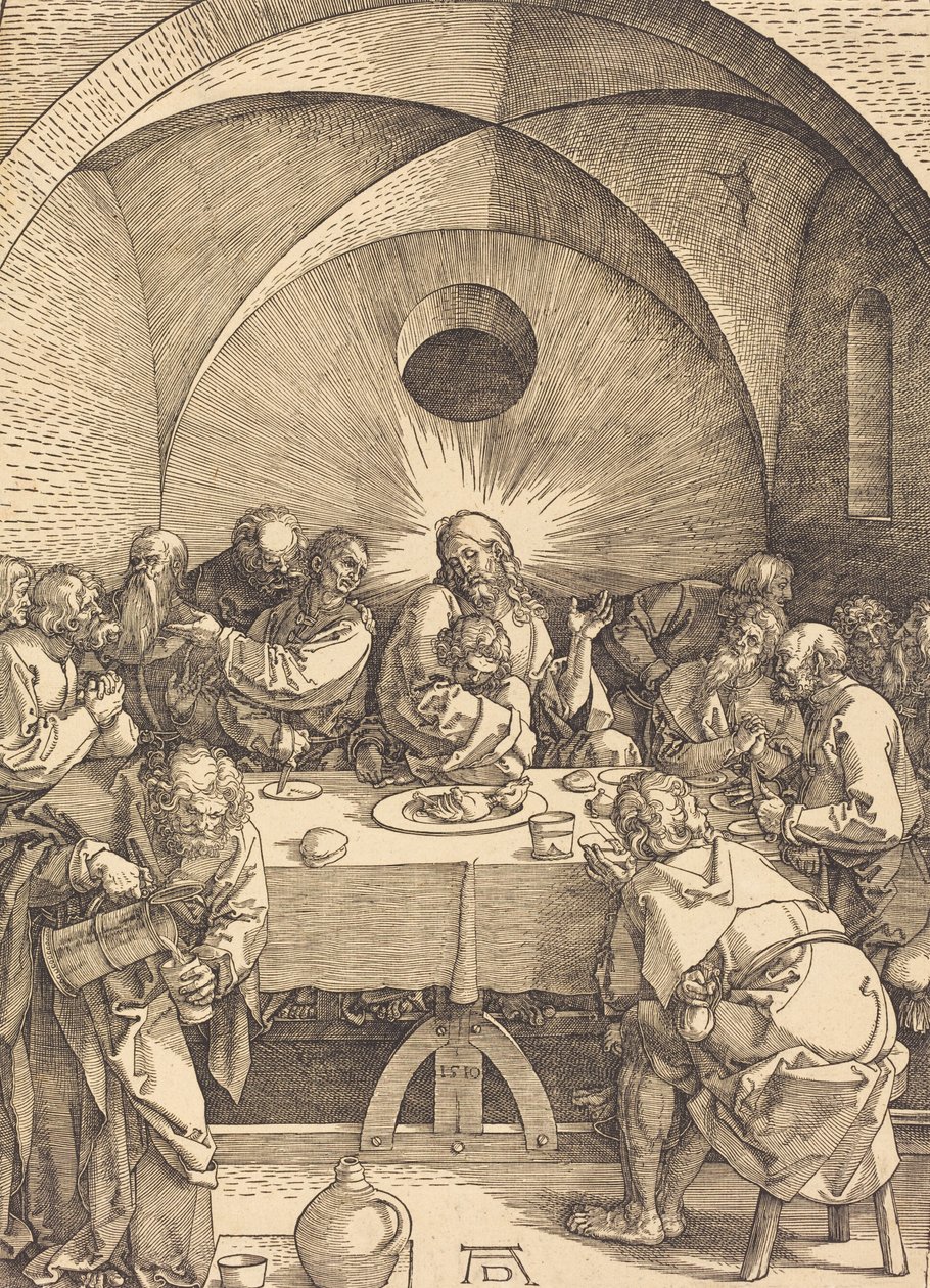 Son Akşam Yemeği, 1510. by Albrecht Dürer
