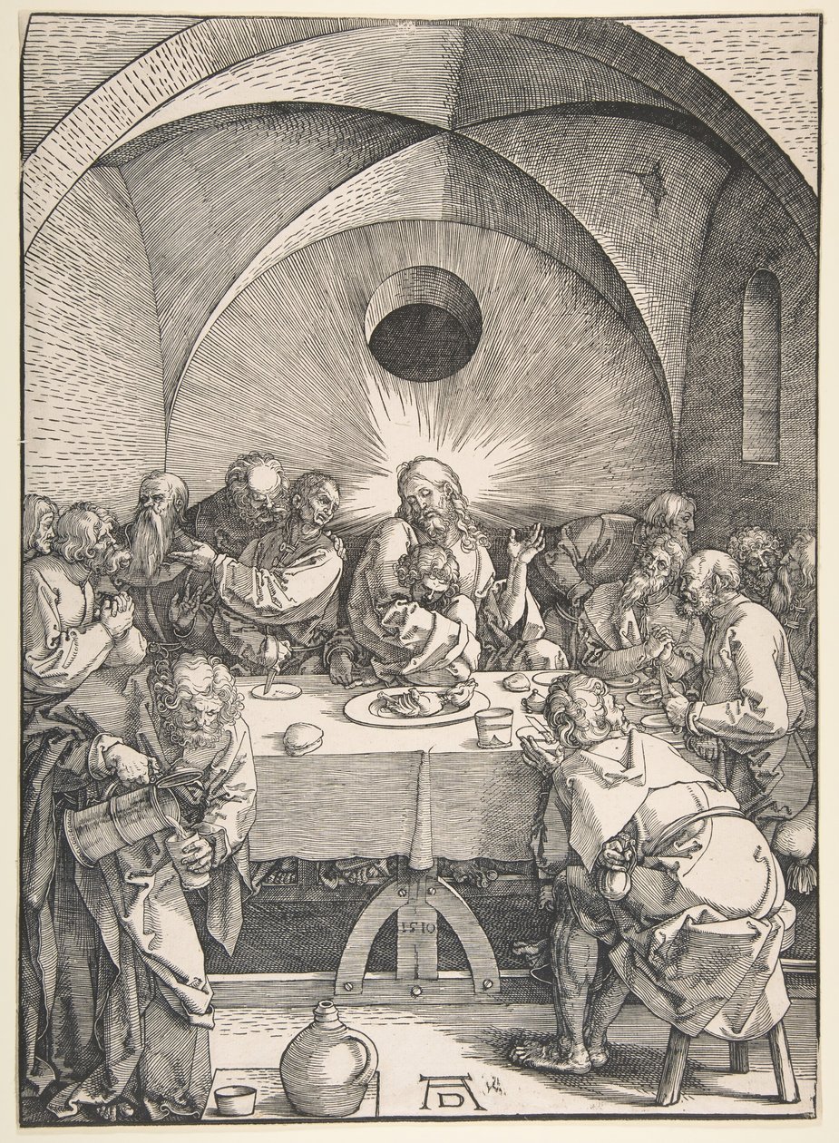 Son Akşam Yemeği, 1510. by Albrecht Dürer