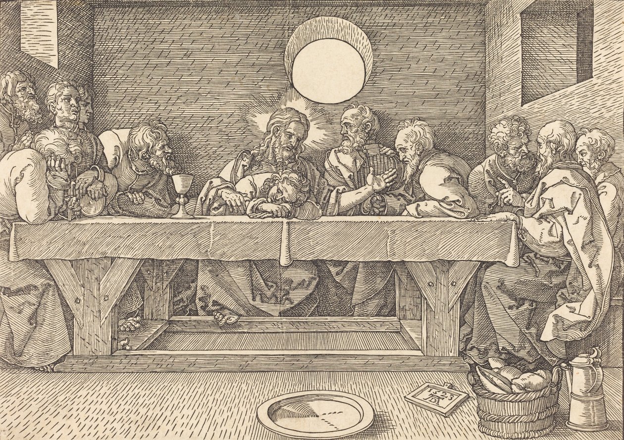 Son Akşam Yemeği, 1523. by Albrecht Dürer