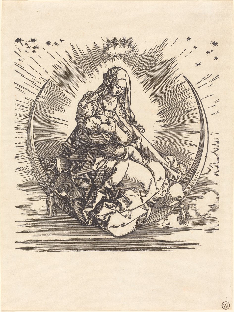 Hilaldeki Madonna by Albrecht Dürer