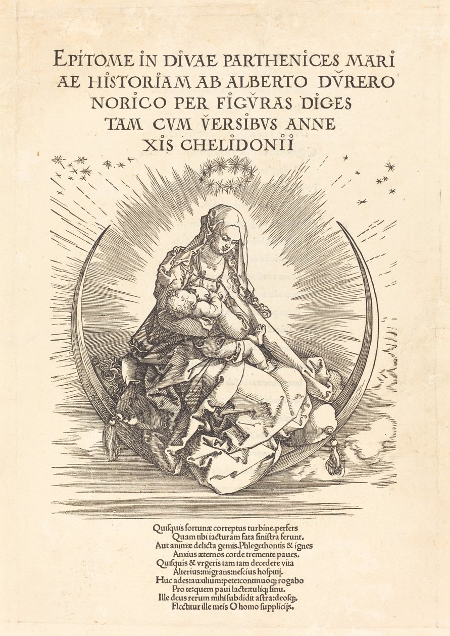 Hilaldeki Madonna by Albrecht Dürer