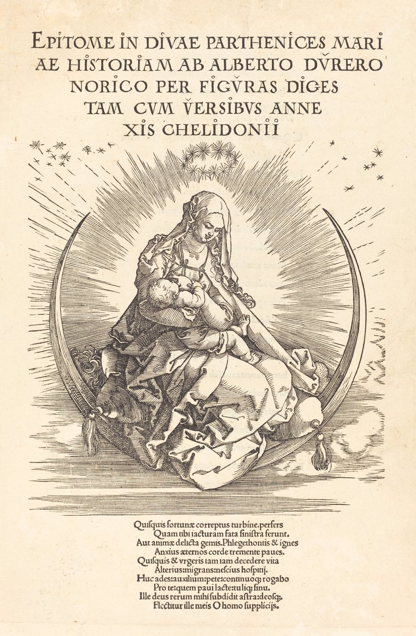Hilaldeki Madonna, 15101511. by Albrecht Dürer