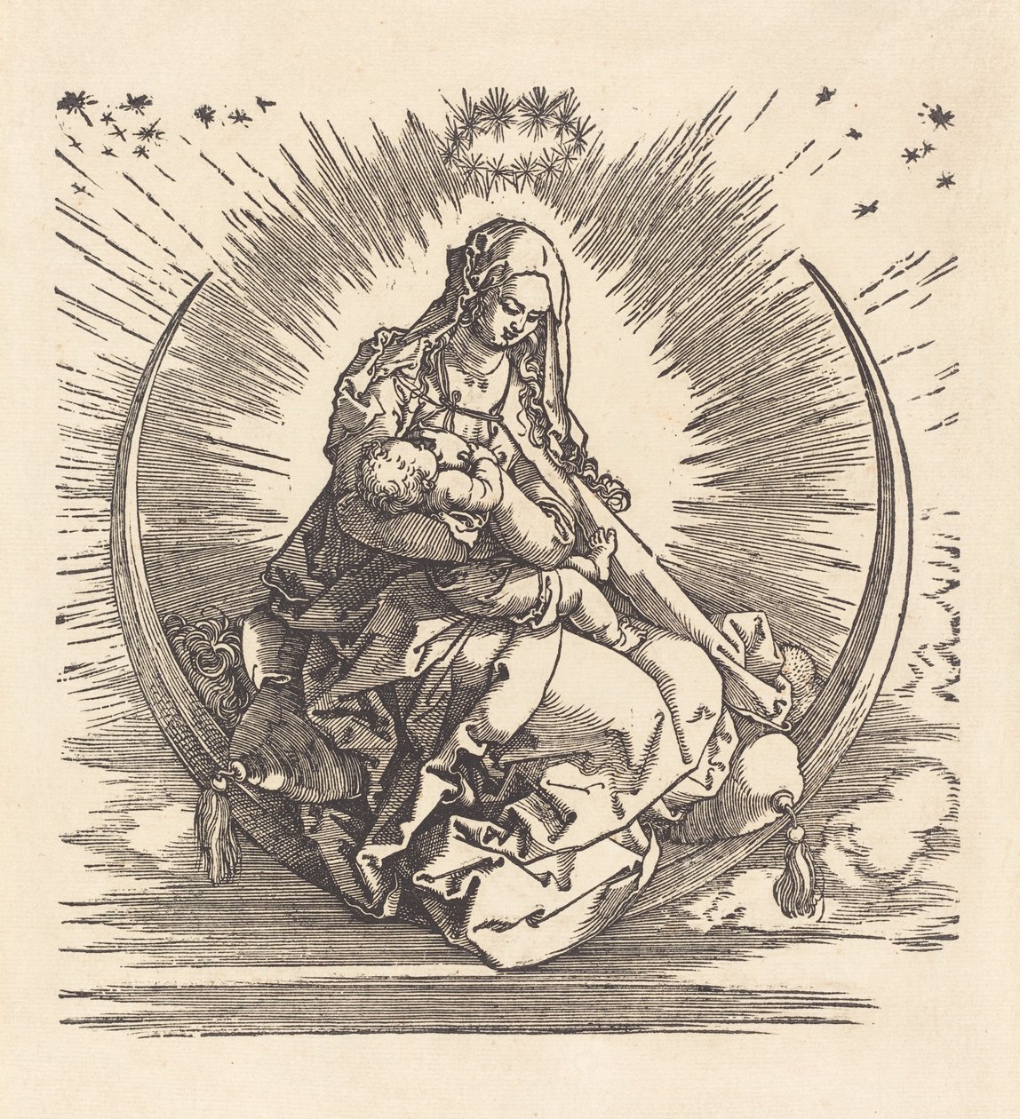 Hilaldeki Madonna, 15101511. by Albrecht Dürer