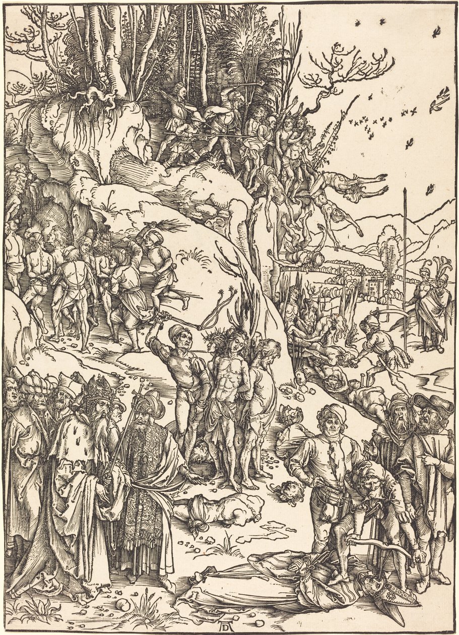 On Binlerin Şehadeti by Albrecht Dürer