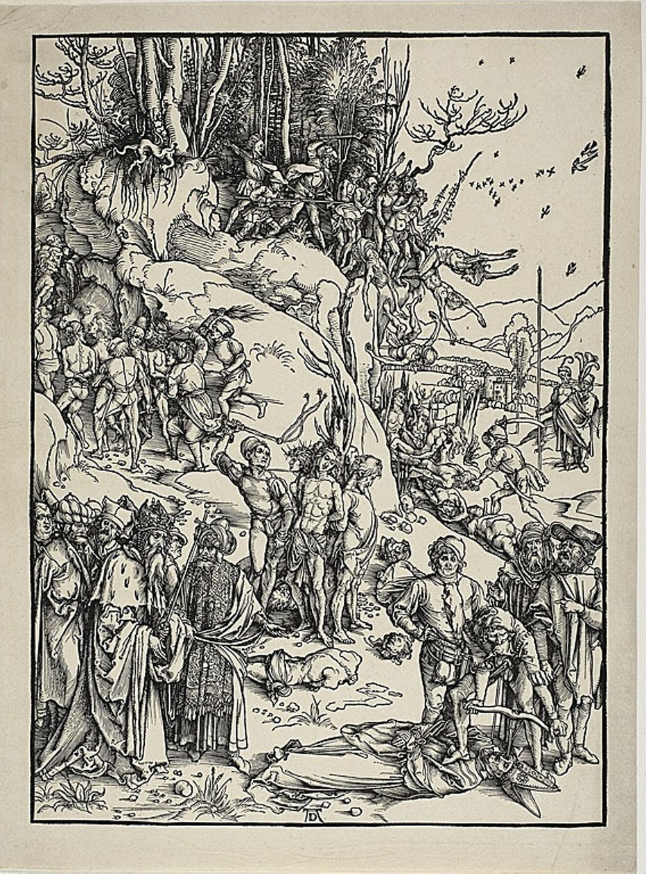 On Binlerin Şehadeti by Albrecht Dürer