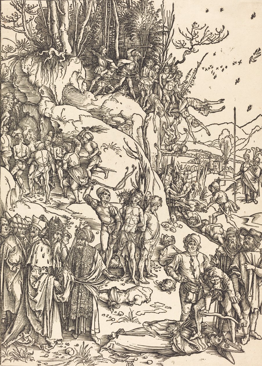 On Bin Şehitliği, c. 14961497. by Albrecht Dürer