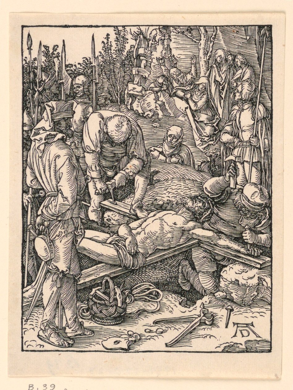 Küçük Tutku Serisinden Çarmıha Çivileme by Albrecht Dürer