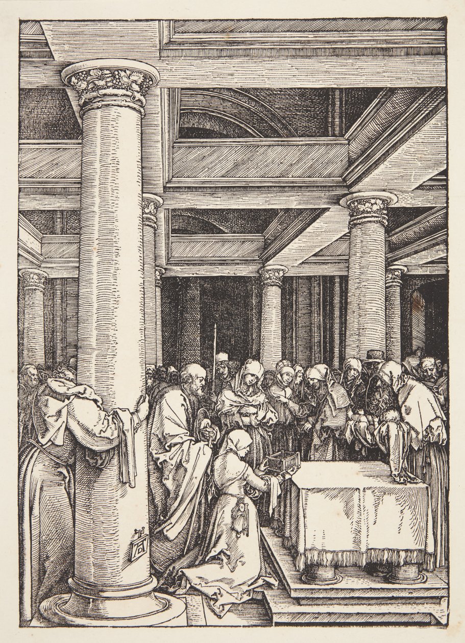 Tapınaktaki Sunum by Albrecht Dürer