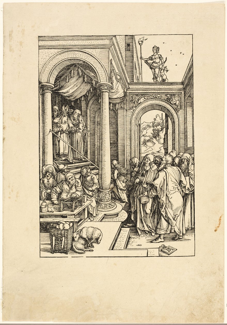 Bakire'nin Yaşamından Bakire'nin Tapınakta Sunumu by Albrecht Dürer