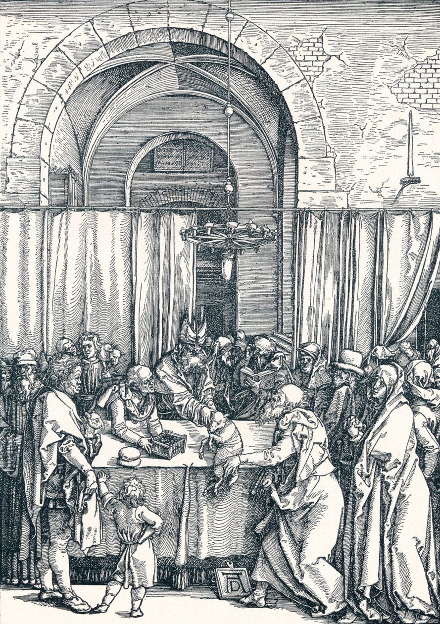 Joachims'in Teklifinin Reddi, 1506 1906 by Albrecht Dürer