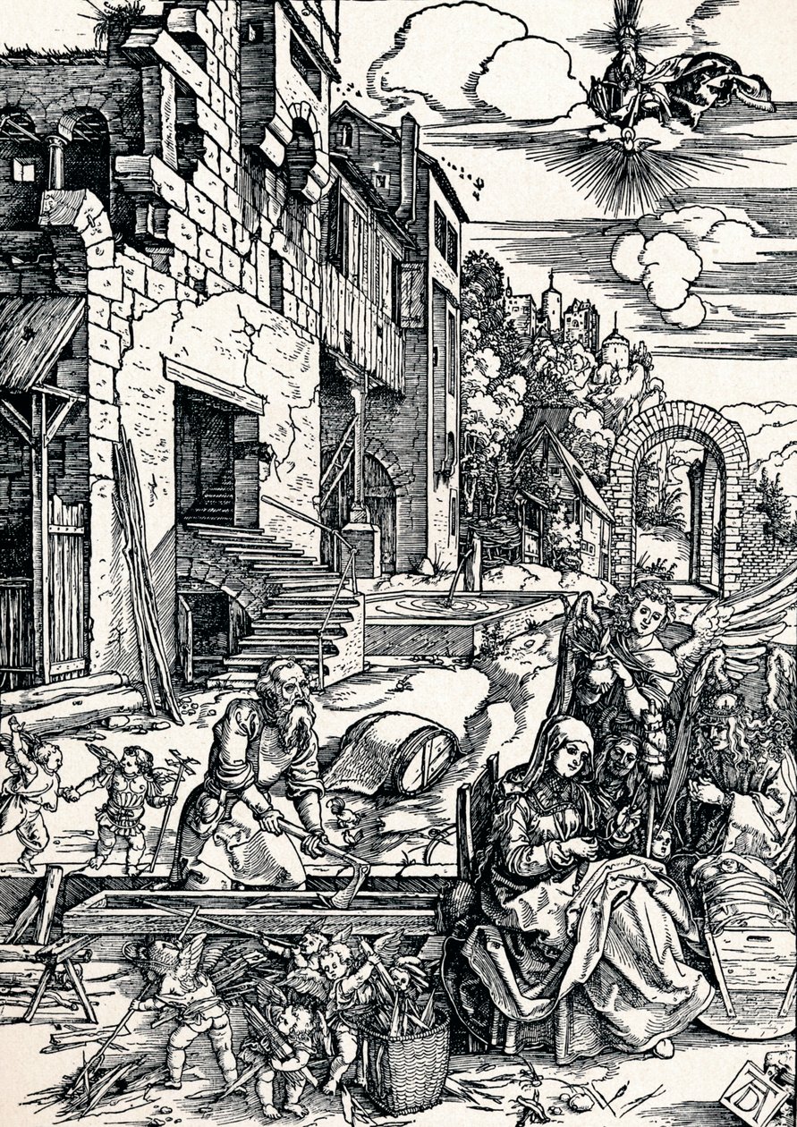 Mısır Uçuşu Sırasında Dinlenme, 1506 1906 by Albrecht Dürer