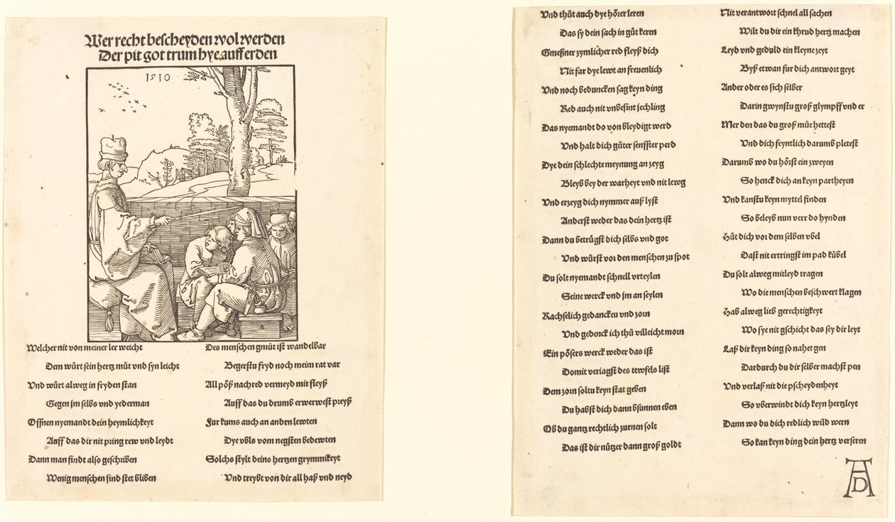 okul öğretmeni by Albrecht Dürer