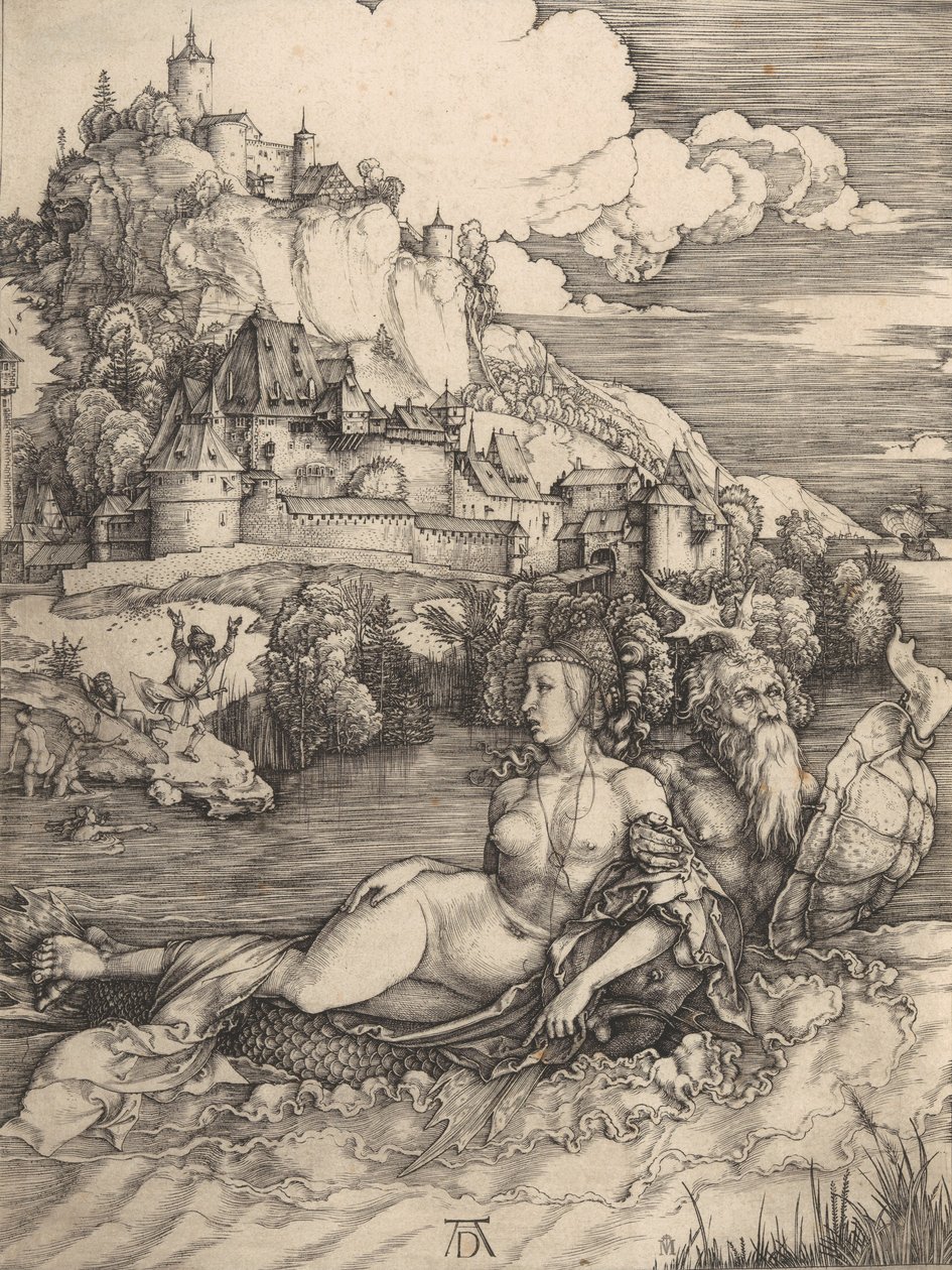 Deniz Canavarı, yaklaşık 1498., yaklaşık 1498. by Albrecht Dürer
