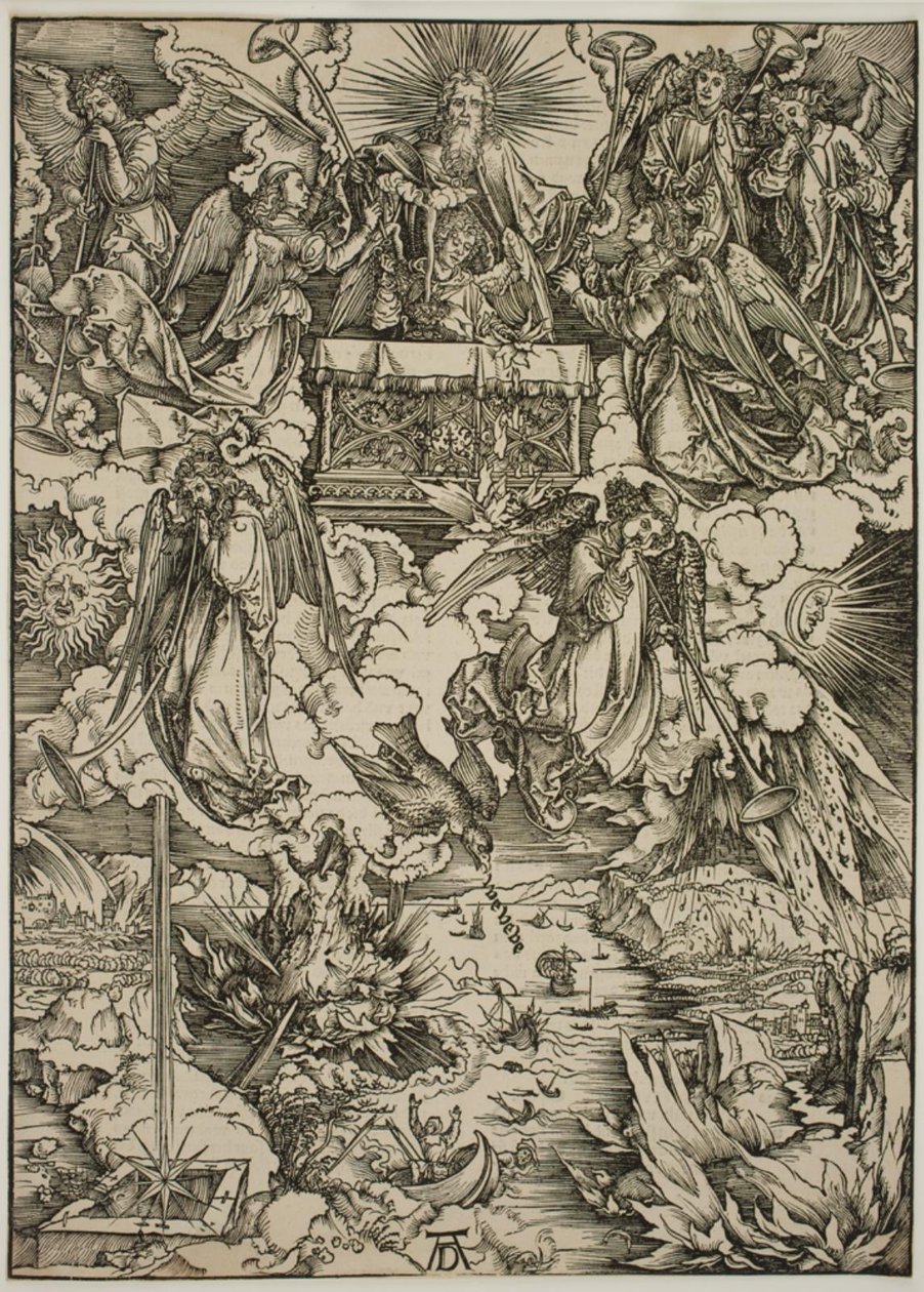 Yedi Trompet by Albrecht Dürer